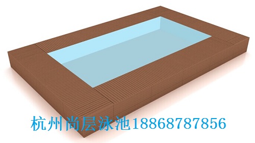 游泳休息平臺 塑木地板